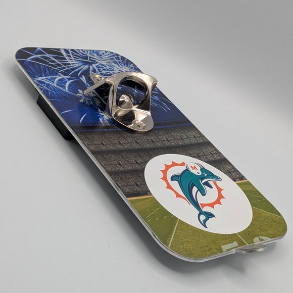 NFL Miami Dolphins Clink 'n Drink Magnetic Bottle Opener 5"x10" - Picture 2 of 13